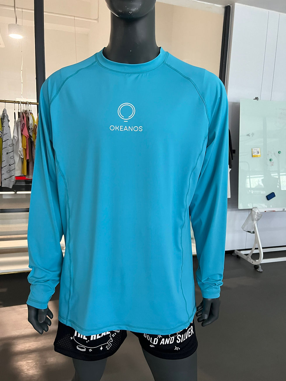 Okeanos Rashguard Light Blue