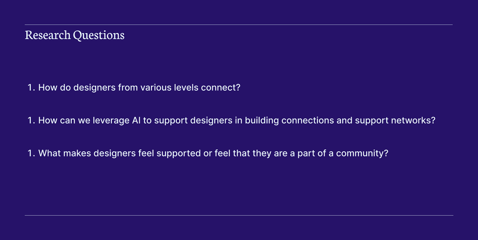 Research Questions
