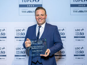 Luke Consiglio Named UK's Most Ambitions Leader