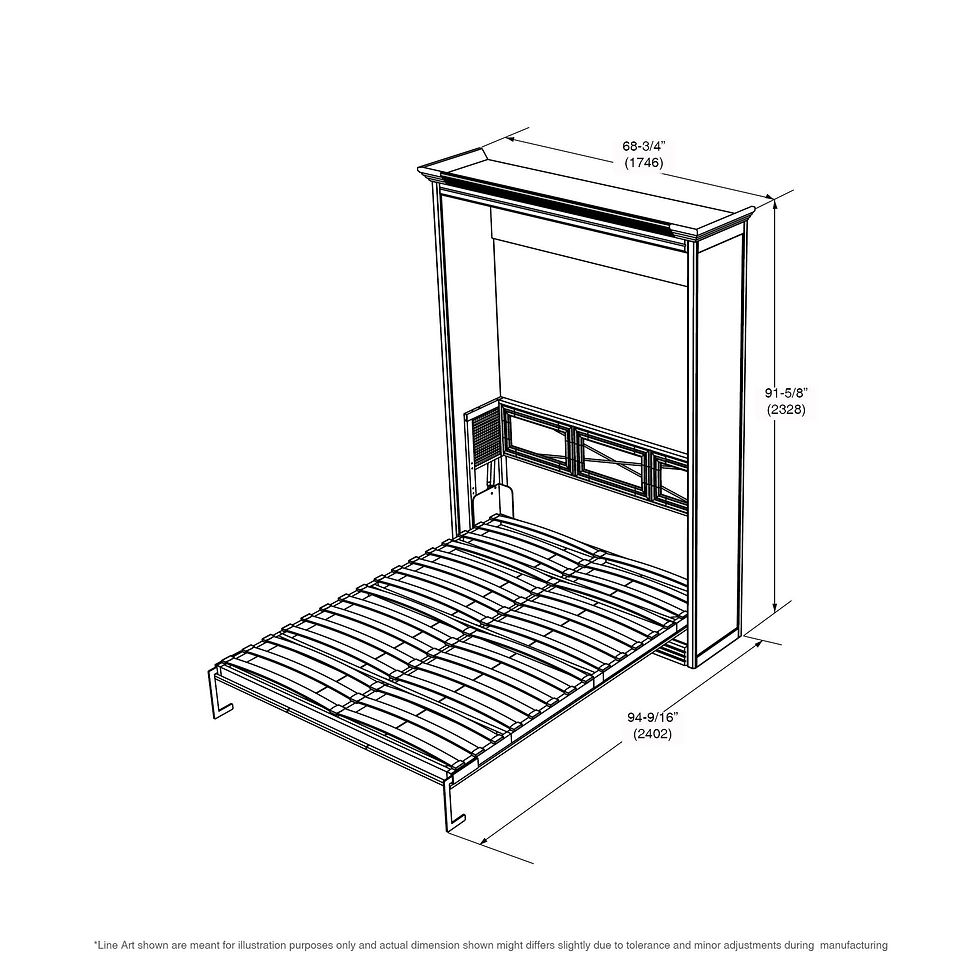 Thumbnail: Chamberlin Queen Wall Bed