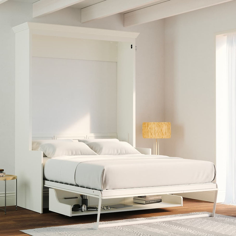 Thumbnail: Aegis Queen Wall Bed with Desk