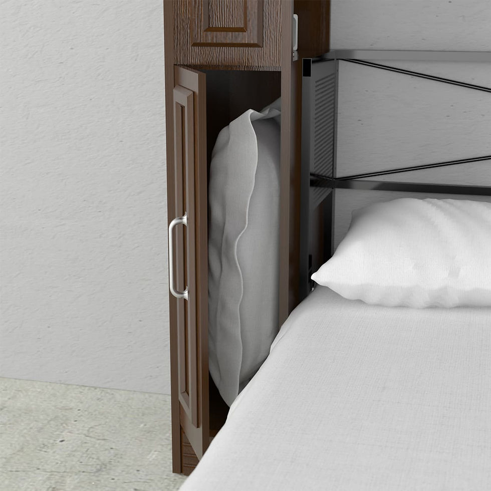 Thumbnail: Coventry Queen Wall Bed with Integrated Storage