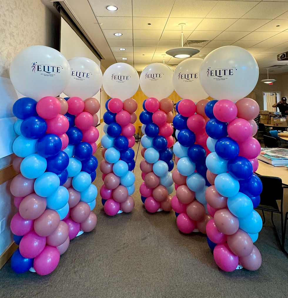 Balloon columns Menlo Park