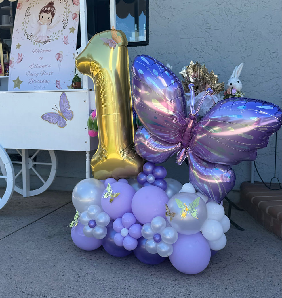 Balloon bouquet butterfly