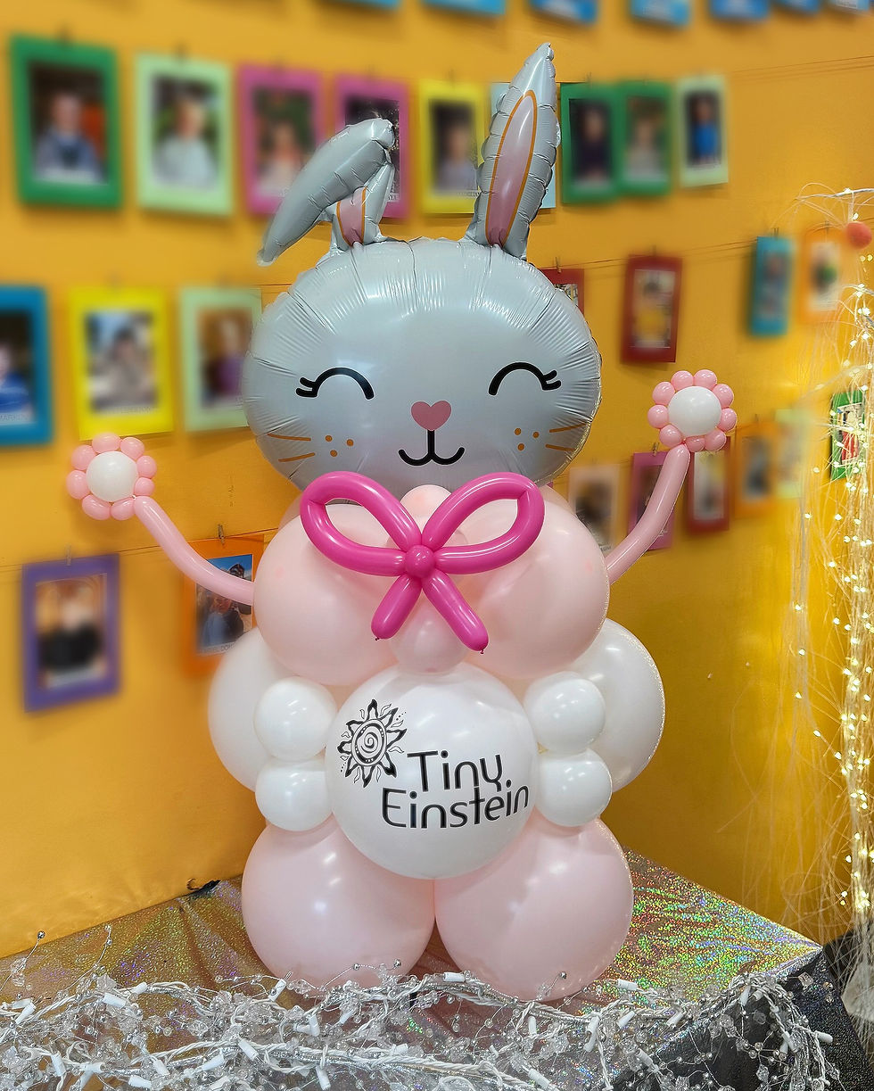 Balloon bouquet bunny