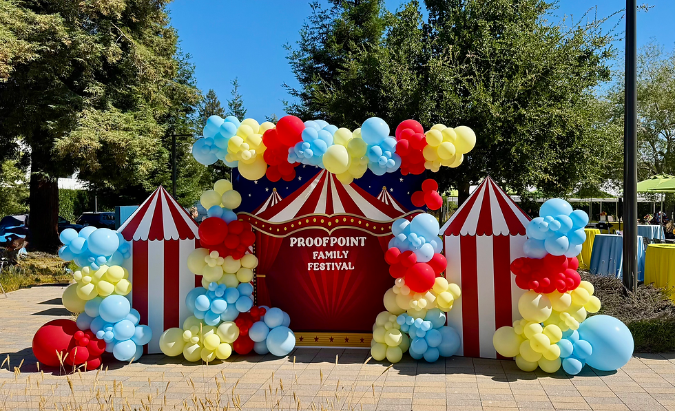 Circus balloon decor