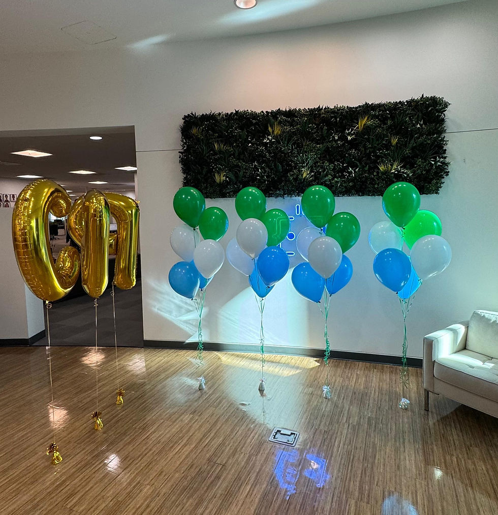 Helium balloons Bay Area