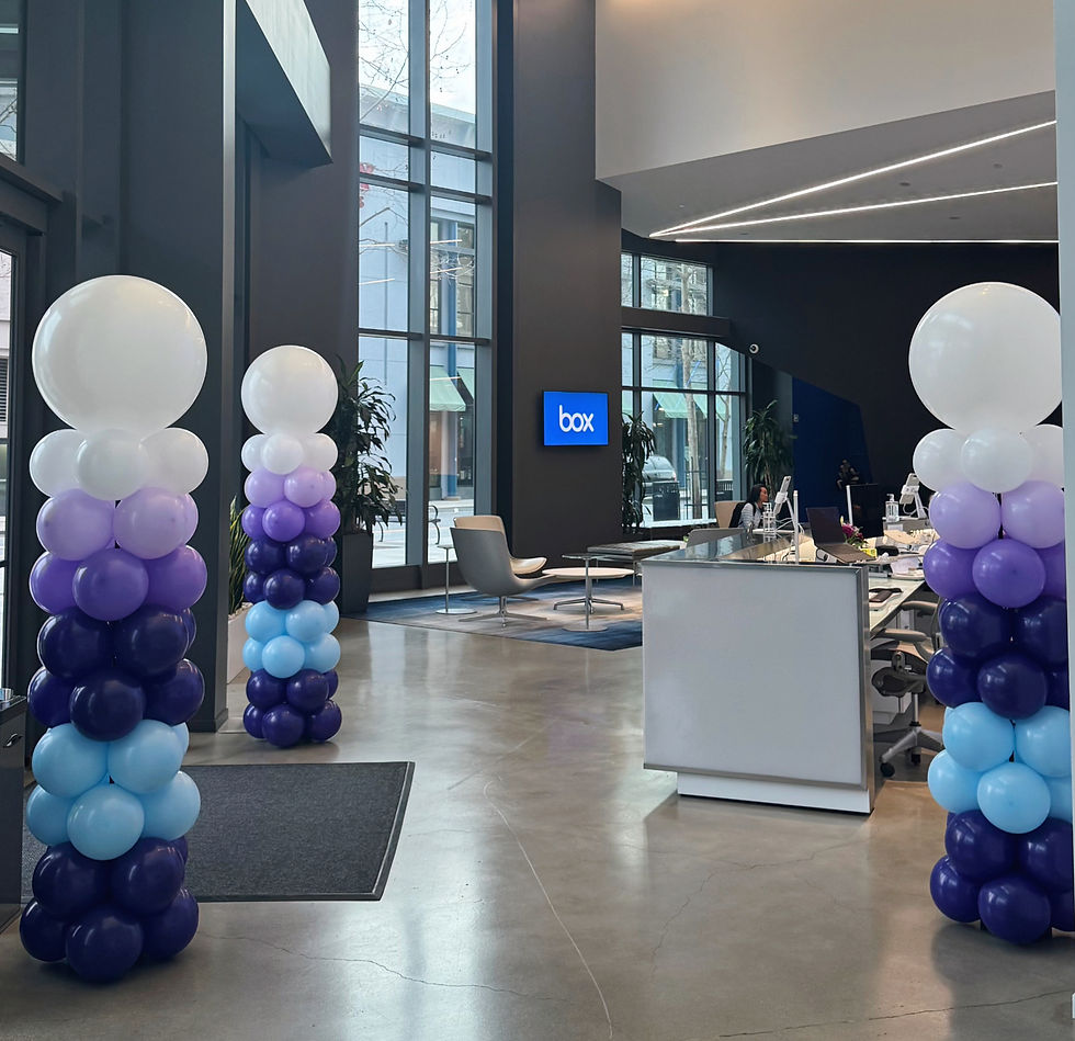 Balloon columns San mateo