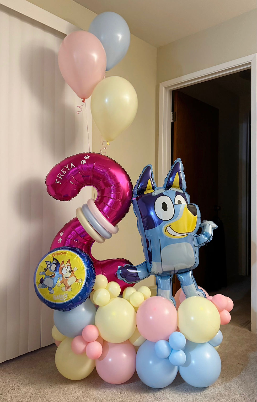 Bluey Balloon bouquet
