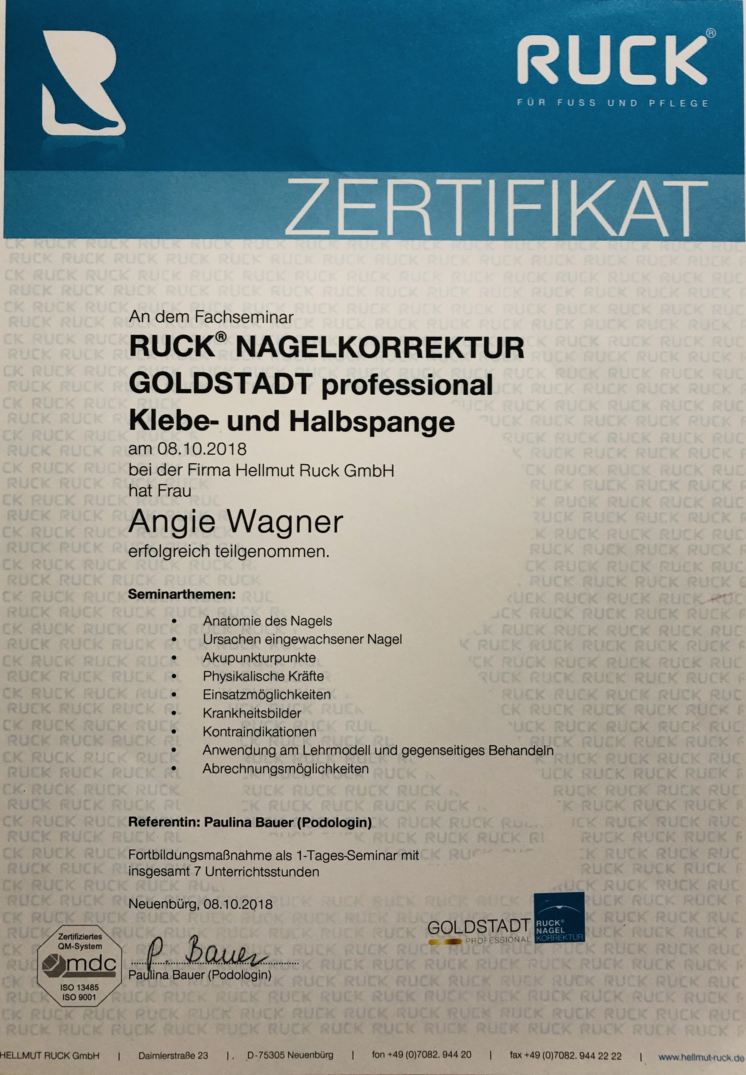 Nagelkorrekturspange 2