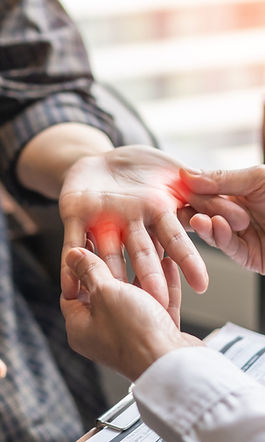 Trigger finger, locking finger, De Quervain syndrome or Stenosing tenosynovitis disorder w