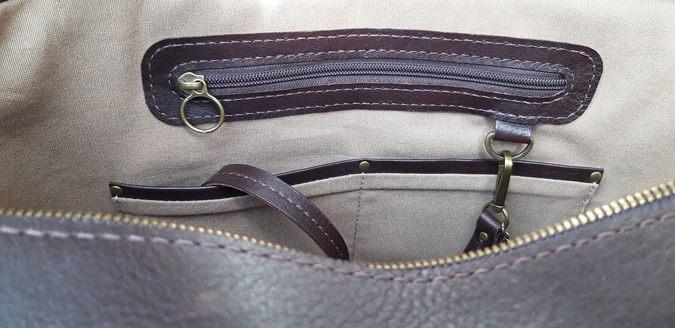 Miniaturbild: Shopper aus Echtleder "Nata"