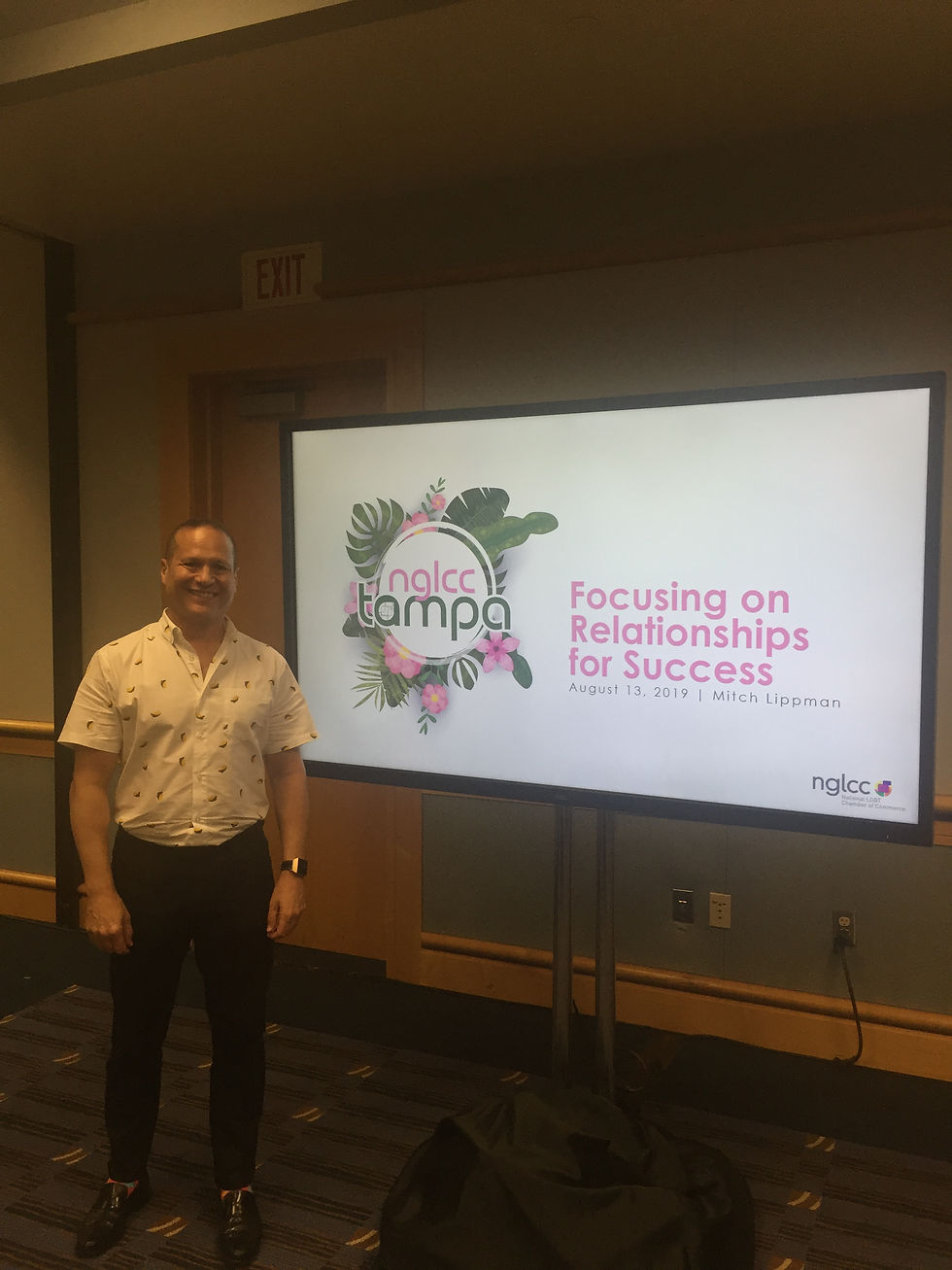 Mitch Lippman at 2019 NGLCC International Business and Leadership Conference in Tampa