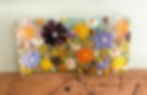 Fused Glass Retro Flowers