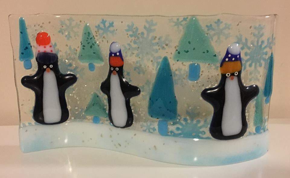 Penguin wave.