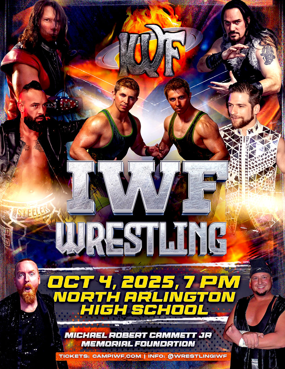 IWF Wrestling Returns to North Arlington October 4, 2025