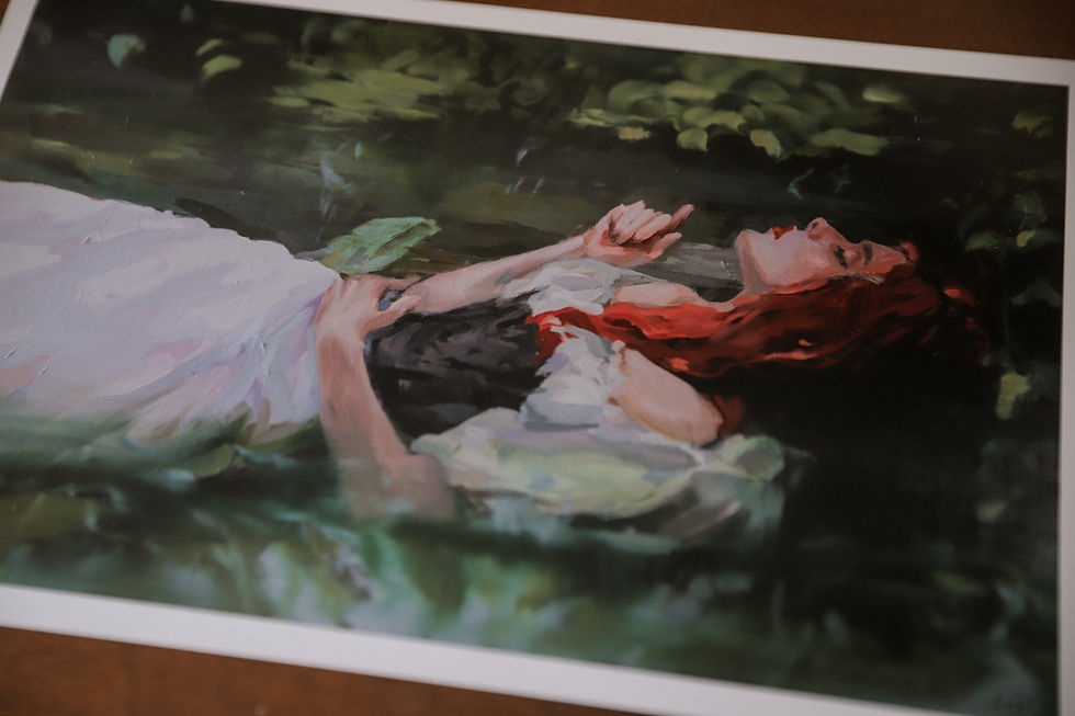 Thumbnail: 'Ophelia' regular print (non-pearl finish)