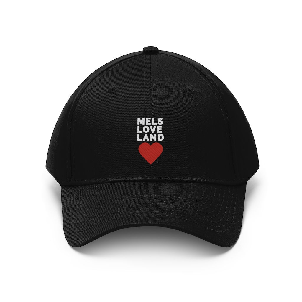 Mels Love Land Unisex Twill Hat