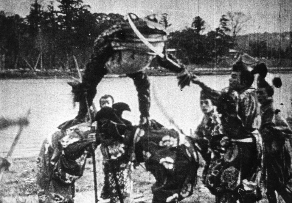 Jiraiya the Hero, Gōketsu jiraiya, Japan, 1921 starring the first star of the Japanese screen, Matsunosuke Onoe