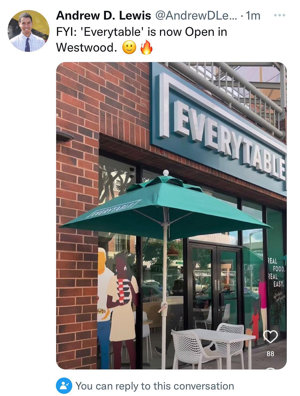 Every table is open in Los Angeles. With a mission to bring nutritious food to underserved communities.