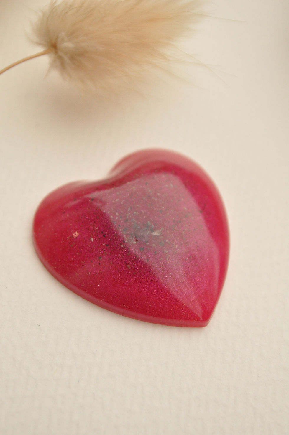 Thumbnail: Silver Keepsake Heart - Made with ashes