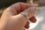 Thumbnail: thumb showing two stacking rings cremations keepsake pet ashes
