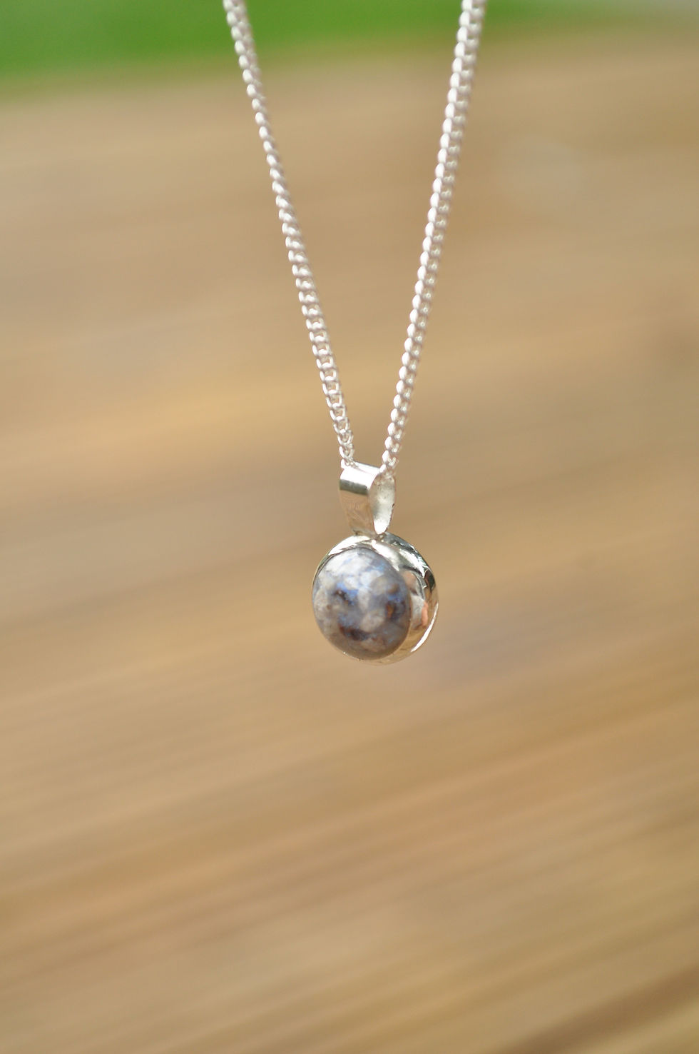 Thumbnail: silver ashes pendant necklace memorial
