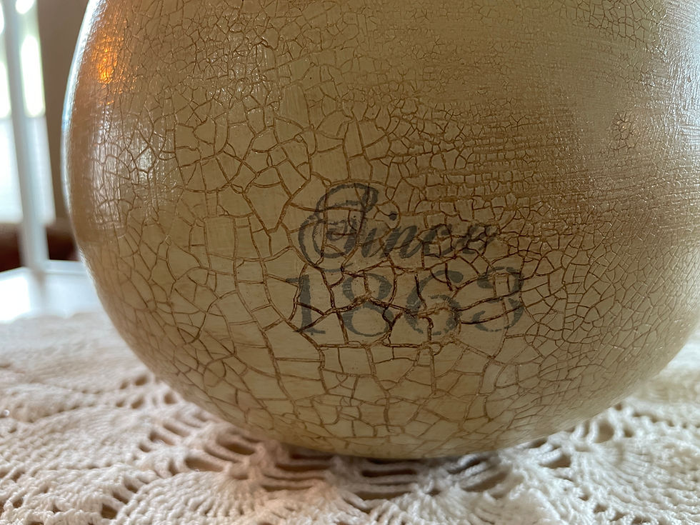 Thumbnail: Close up view of the back of "Beirres and formages" stamp of the date, 1863