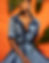 Thumbnail: Indigo orbit denim dress 