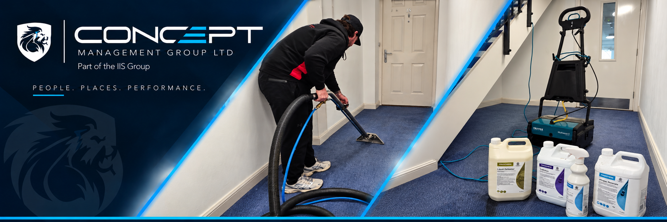 Concept Commercial cleaning promotional banner