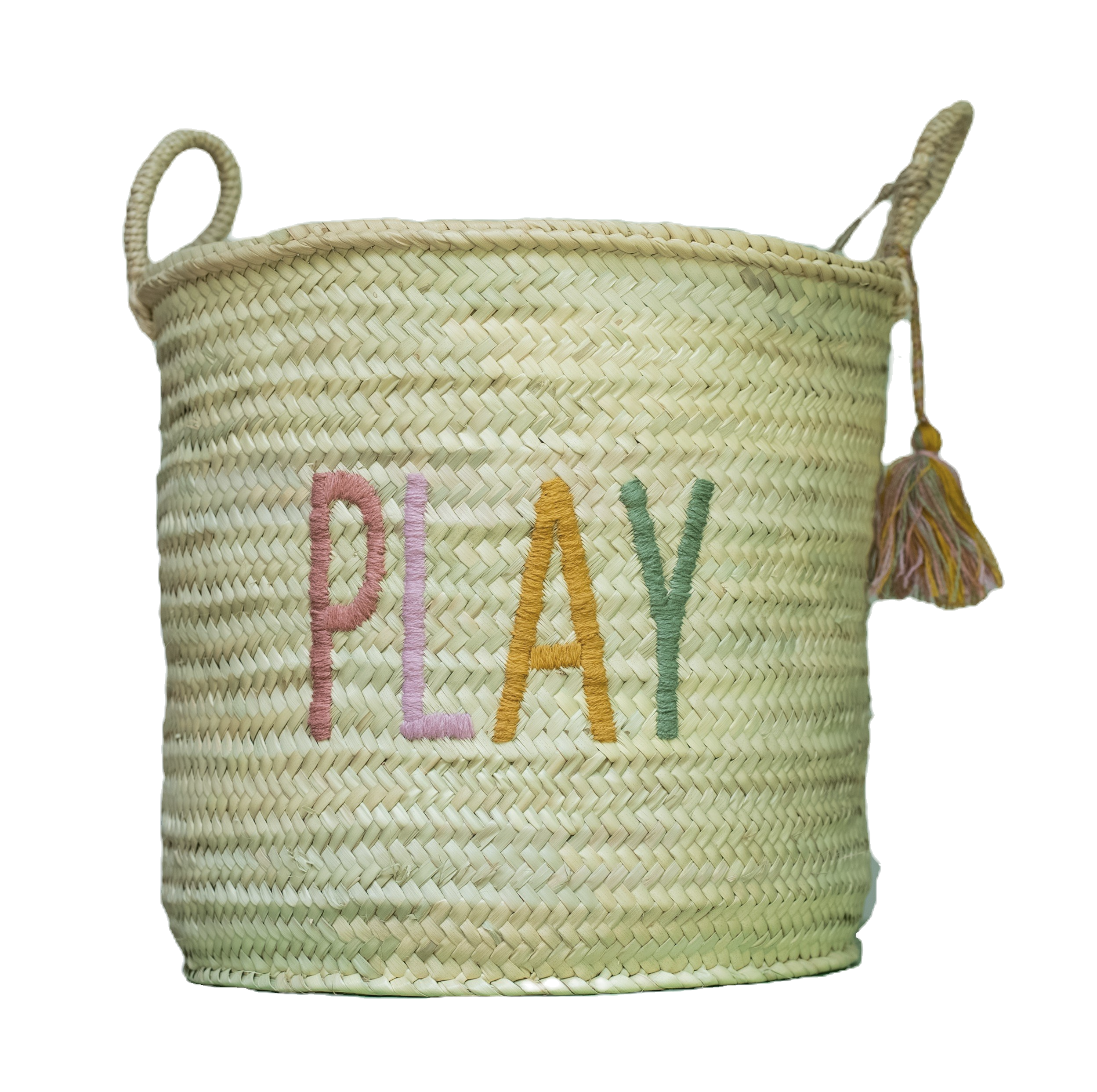 PLAY סל עם ריקמה