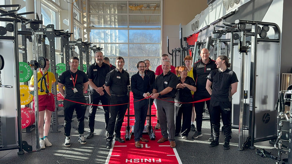 Refurbished hillsborough leisure centre gym