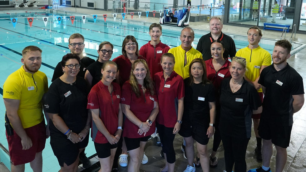 Brentwood Centre colleagues celebrate the reopening
