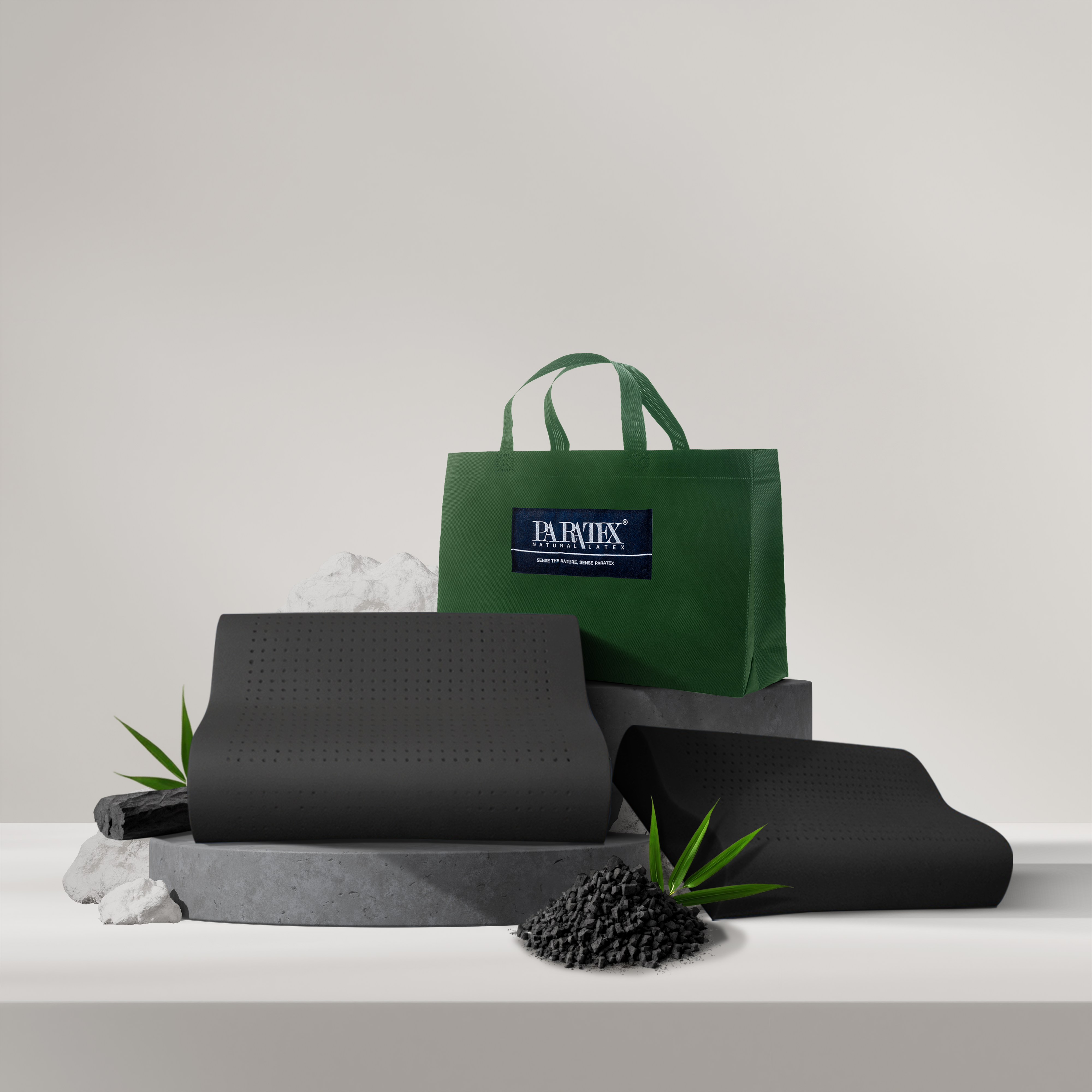 หมอนหนุนสุขภาพ รุ่น Memory Foam Charcoal