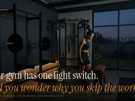 Your home gym has one light switch. And you wonder why you skip the workout.