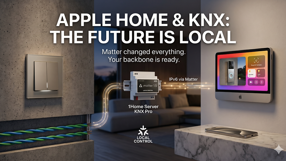 Apple Is Finally Getting Serious About Smart Home. Your KNX System Is Already Ready.
