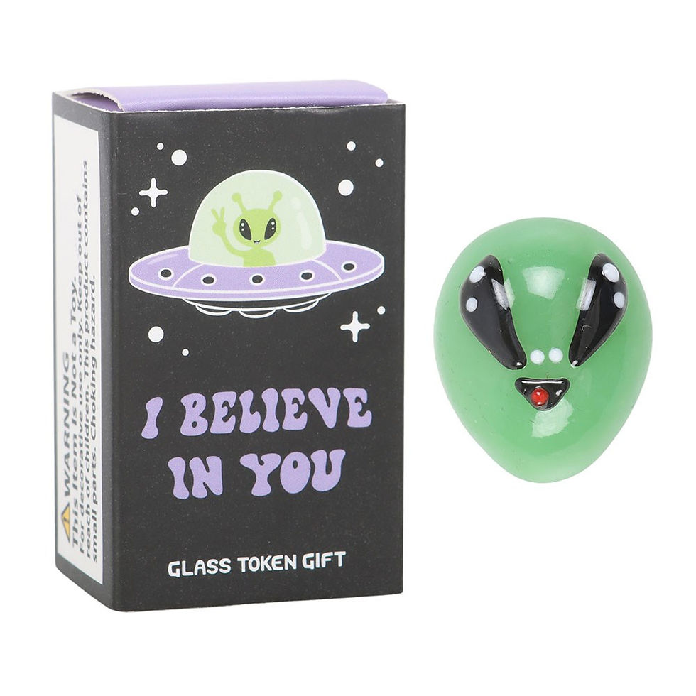 Thumbnail: Cute Glass Alien Pocket Token