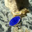 Thumbnail: Genuine Lapis Lazuli Ring, High Quality Lapis, Sterling Silver, Personalized Gif