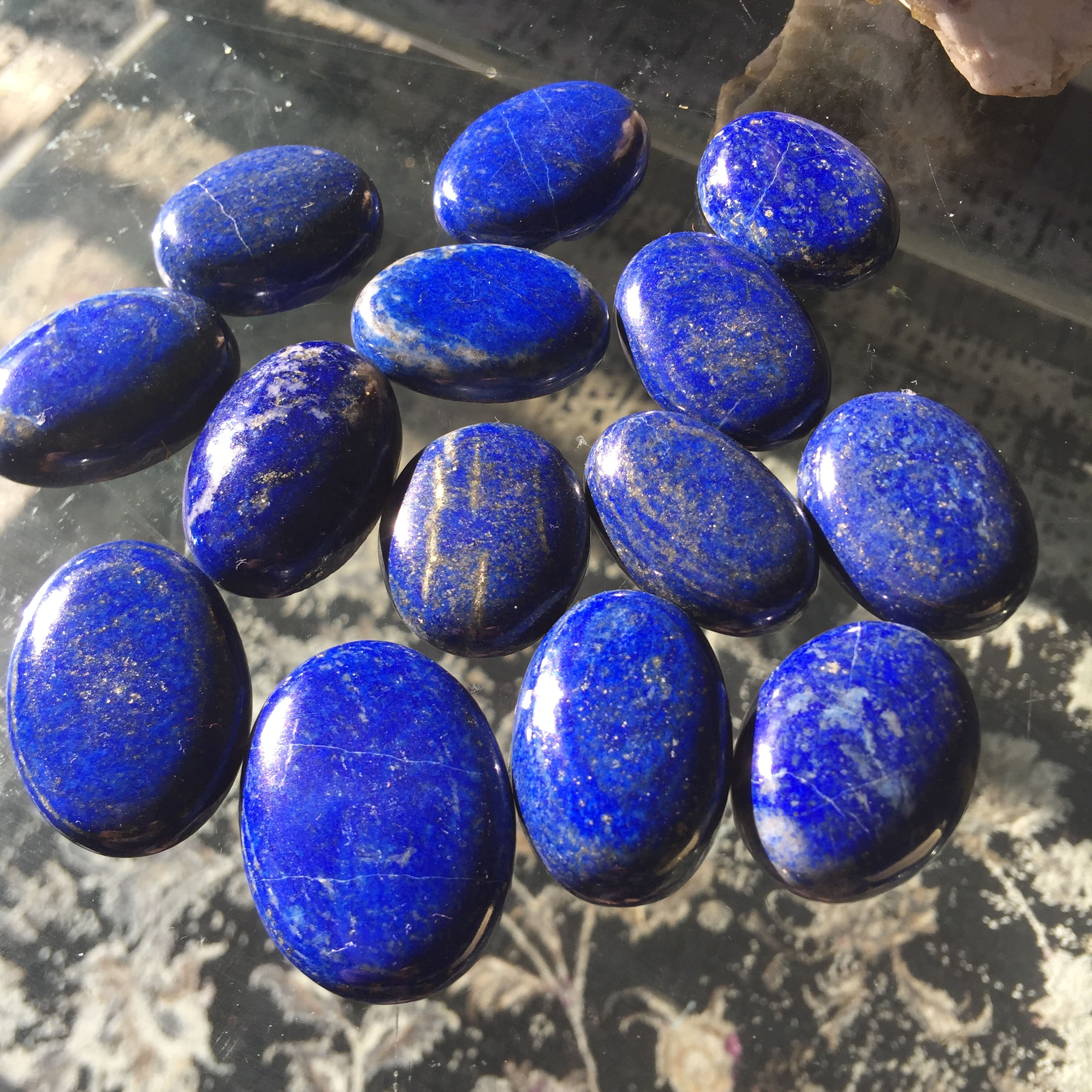 Genuine Lapis Lazuli Stone, High Quality, 45 x 35mm,70 cr