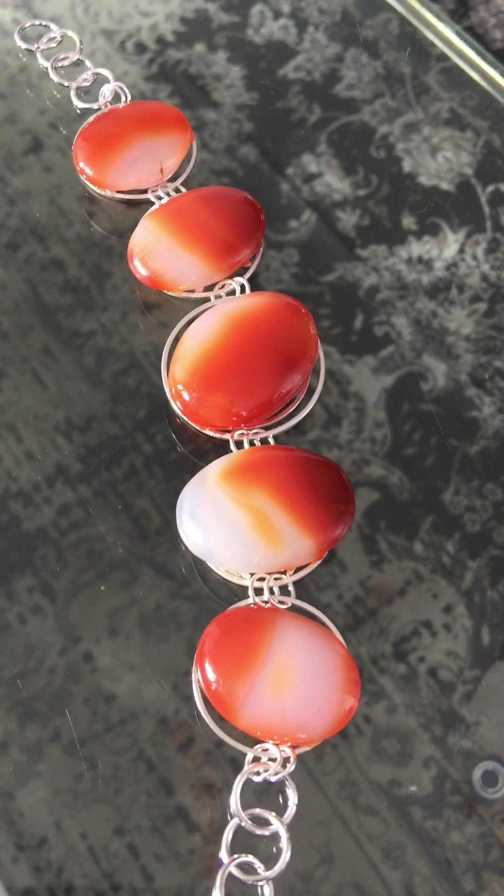 Thumbnail: Charming Lace Agate Bracelet.
