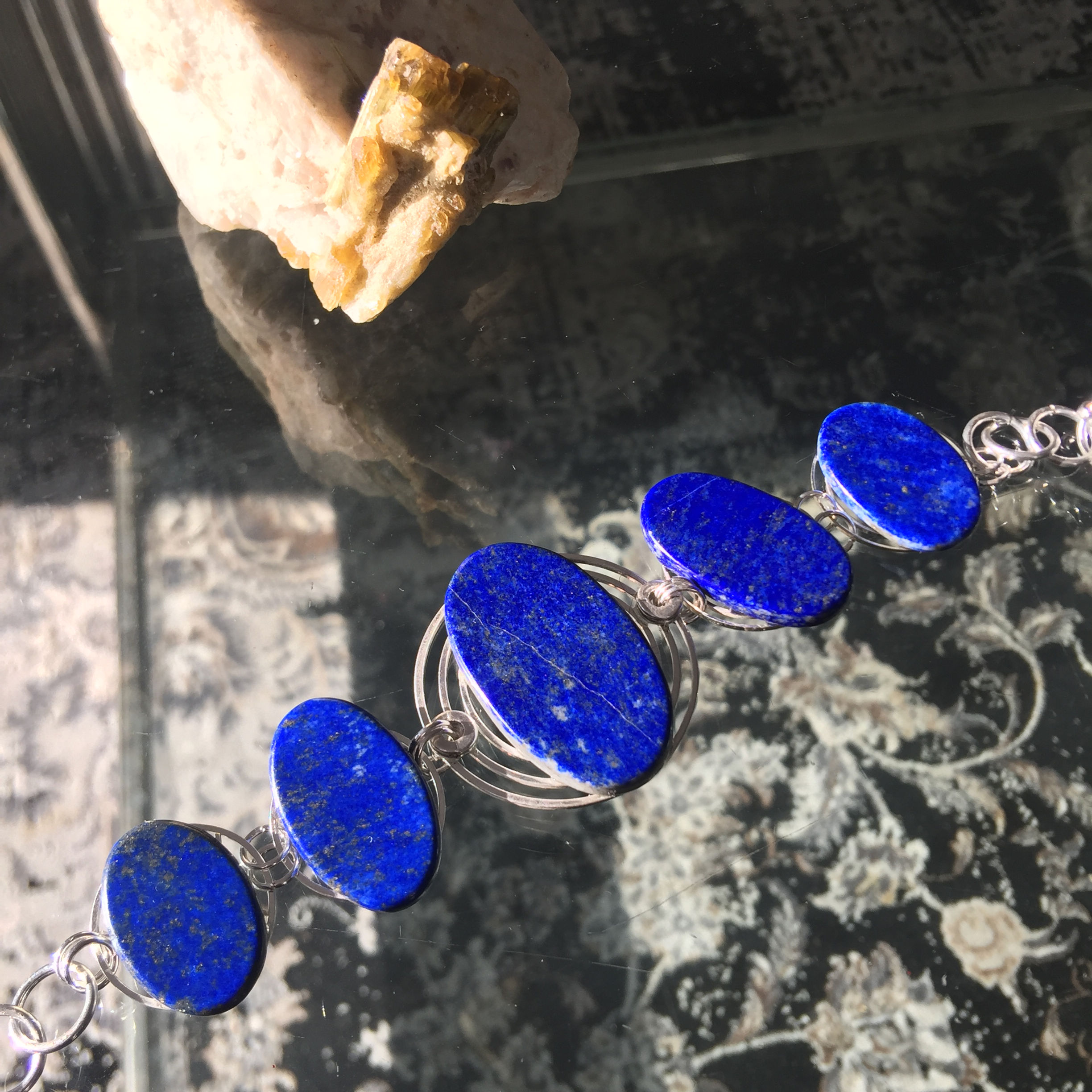 A Charming Lapis Lazuli Bracelet. Genuine Lapis