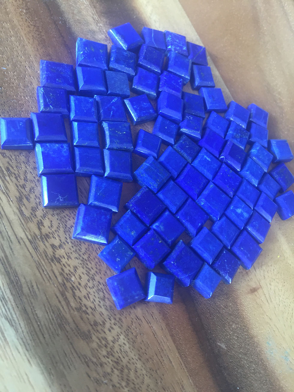 Thumbnail: Genuine Lapis Lazuli Stone, High Quality Faceted Lapis Lazuli