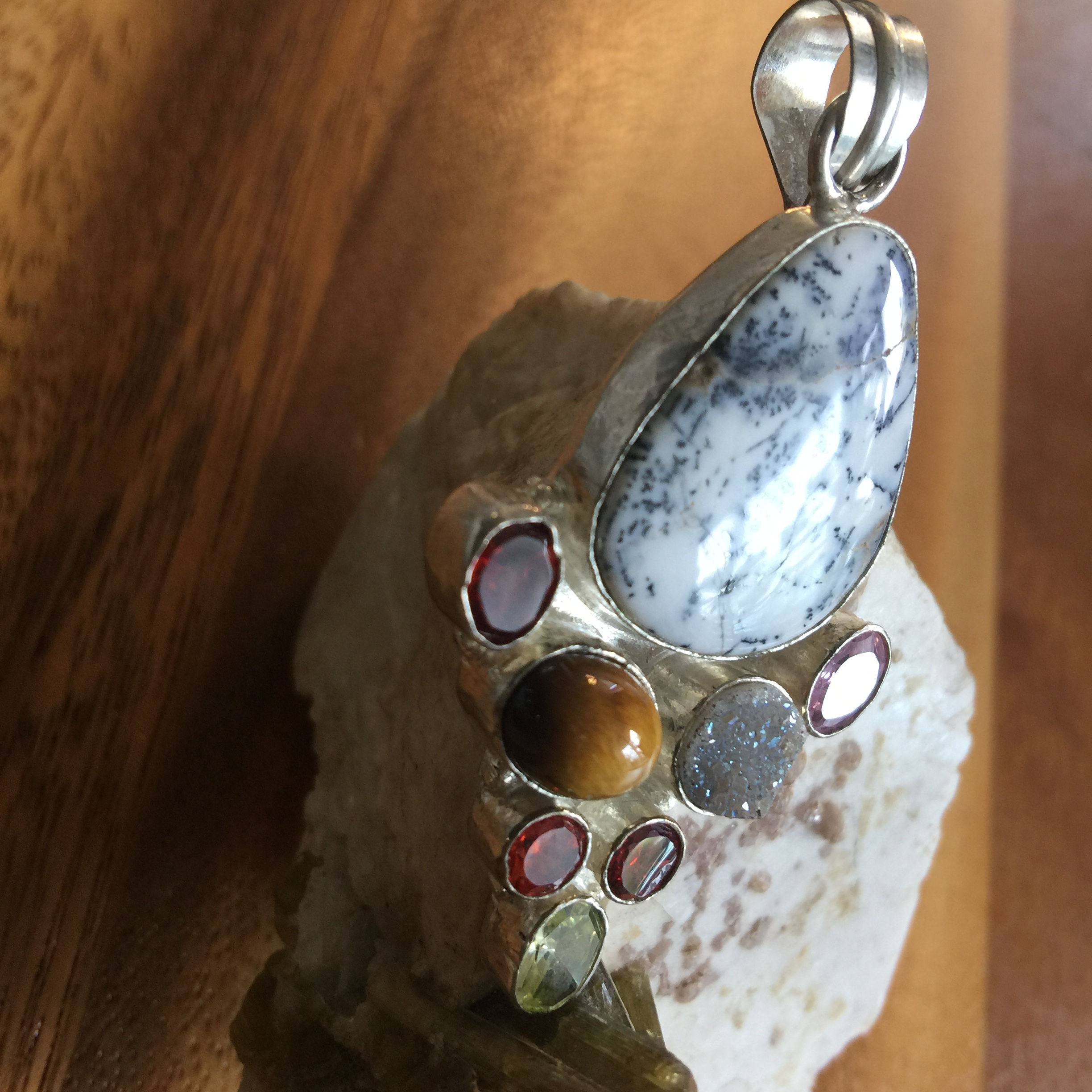 Beautiful Multi Gemstone Pendant