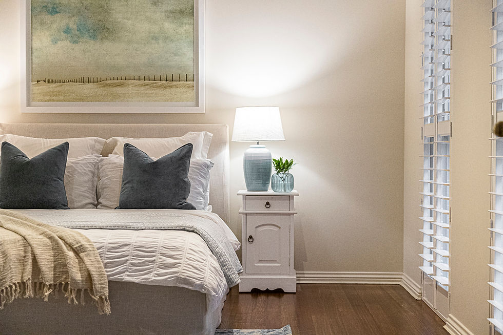 Clean, crisp sheets for a comfortable nights sleep