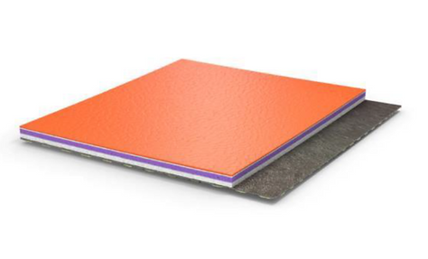 Vinyl Sport M Everlay flooring in 8.75 mm and 7.75 mm thicknesses, offering enhanced shock absorption and comfort