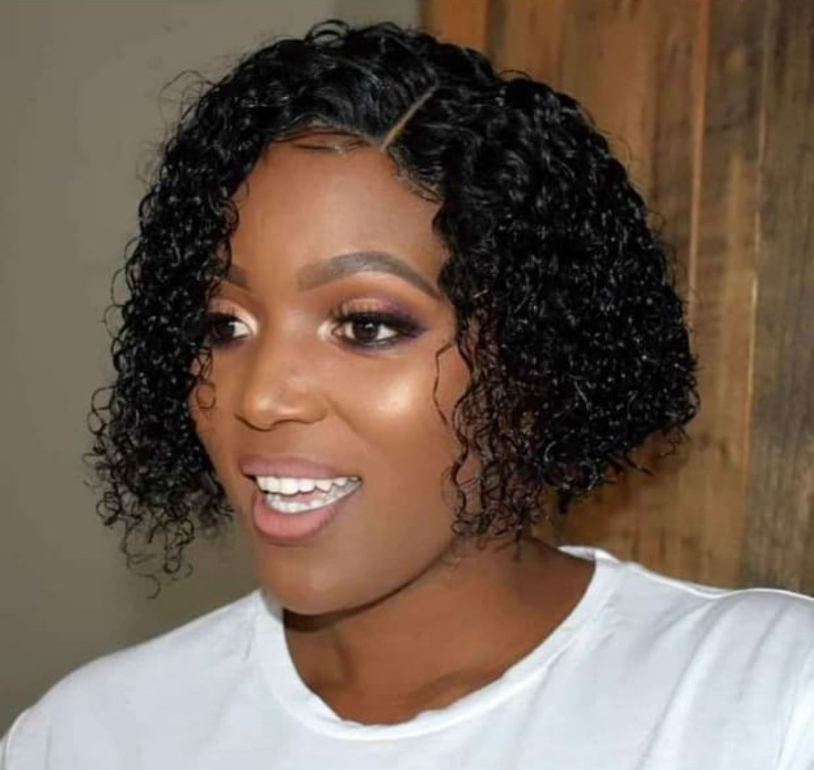 10” Jerry Curl 100% Human hair 3 bundles plus free closure