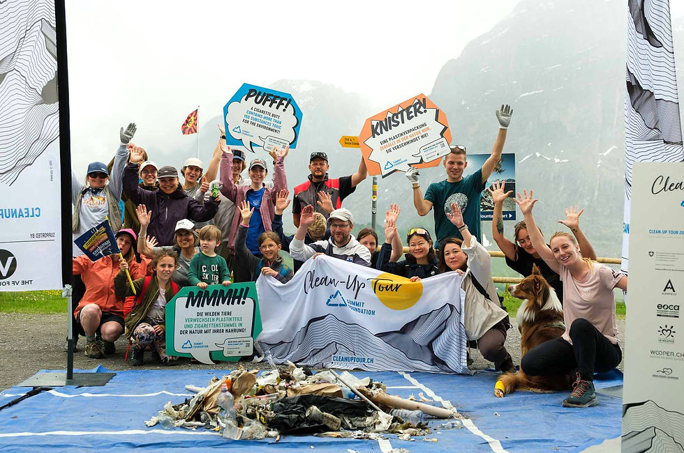 Umweltschützer Gruppenfoto