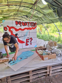 grafitti em cartão na Soalheira