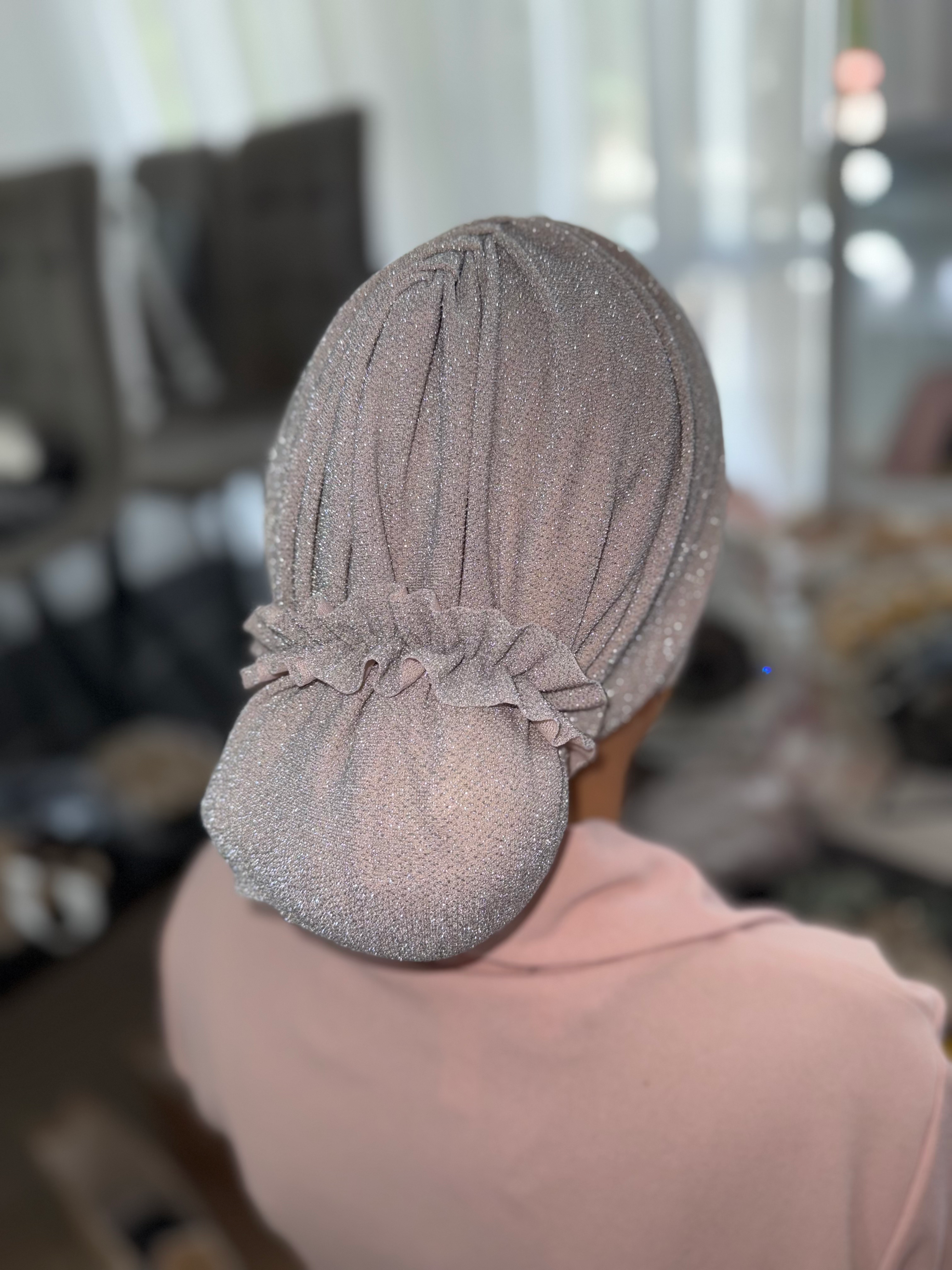 טורבן נצנץ וגומייה תואמת קולקציית ארועים