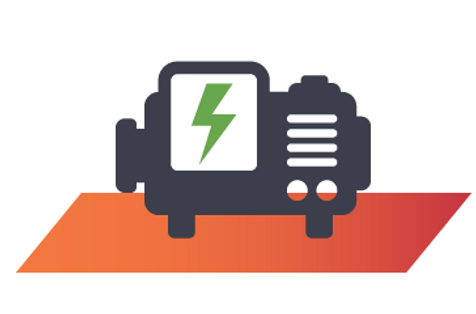 Free standing generator clip art